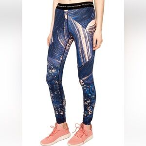 LOLE sierra leggings blue/pink cosmic size medium